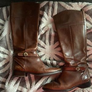 Tory Burch Riding Boots 7.5 Brown